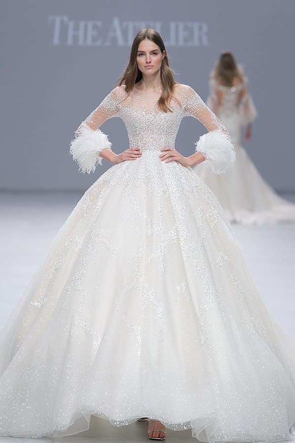 EMBROIDERED WEDDING DRESS