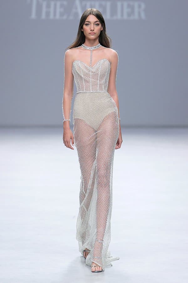 NET LONG DRESS