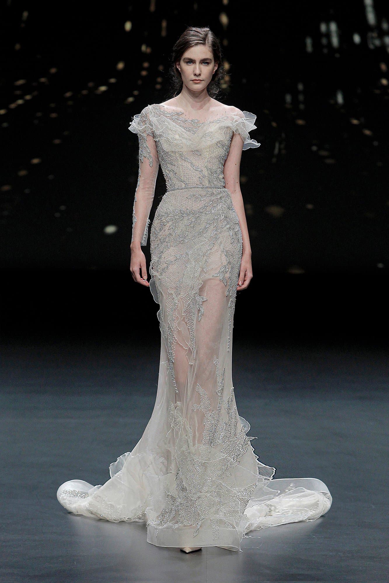 BEADED EMBROIDERED MERMAID DRESS