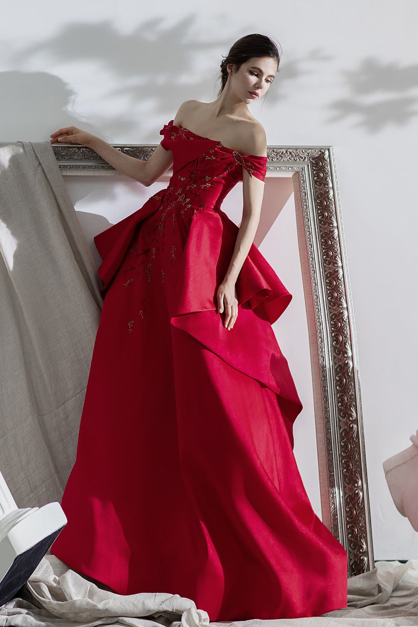 OFF-THE-SHOULDER DRESS