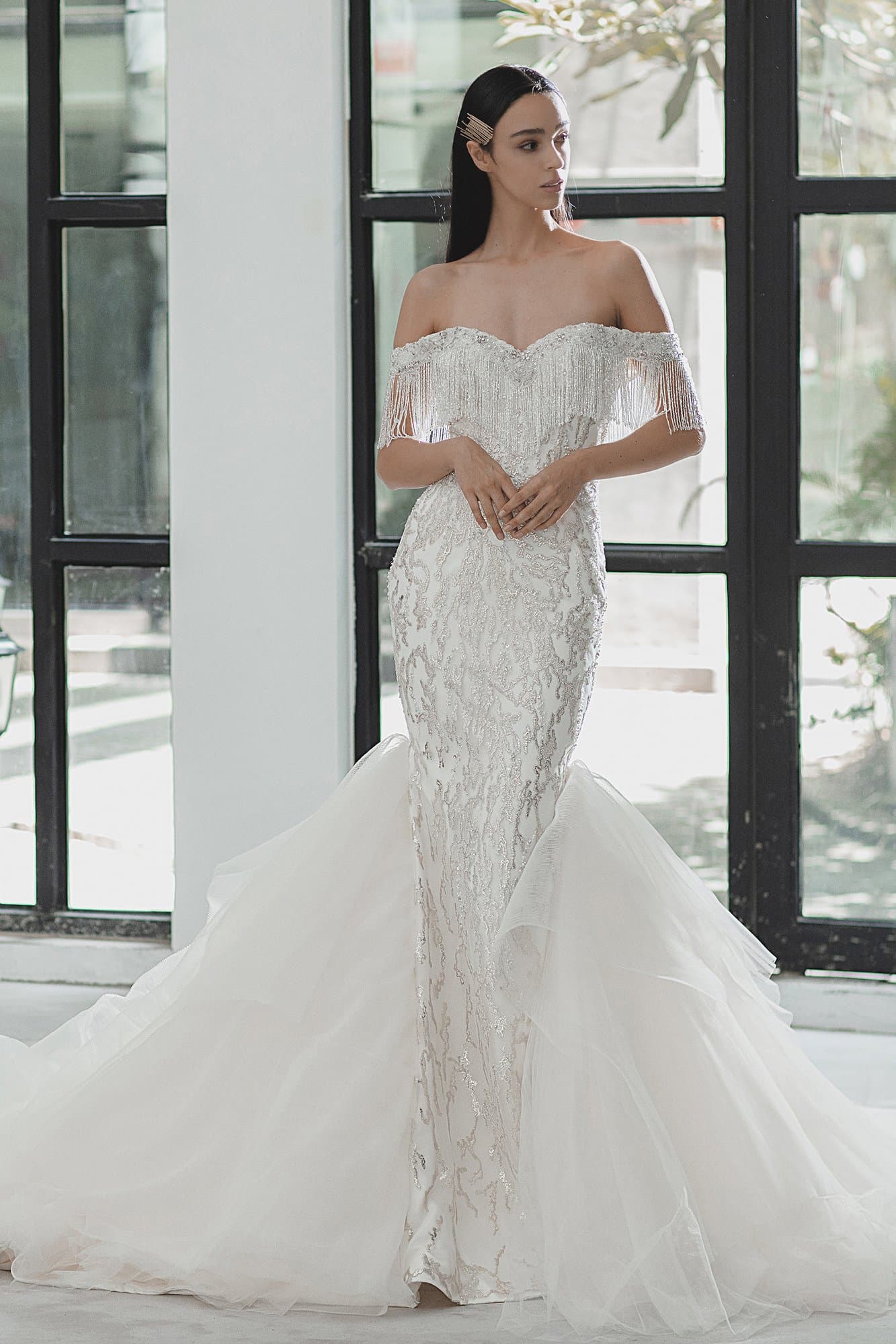 OFF-THE-SHOULDER MERMAID WEDDING Dress