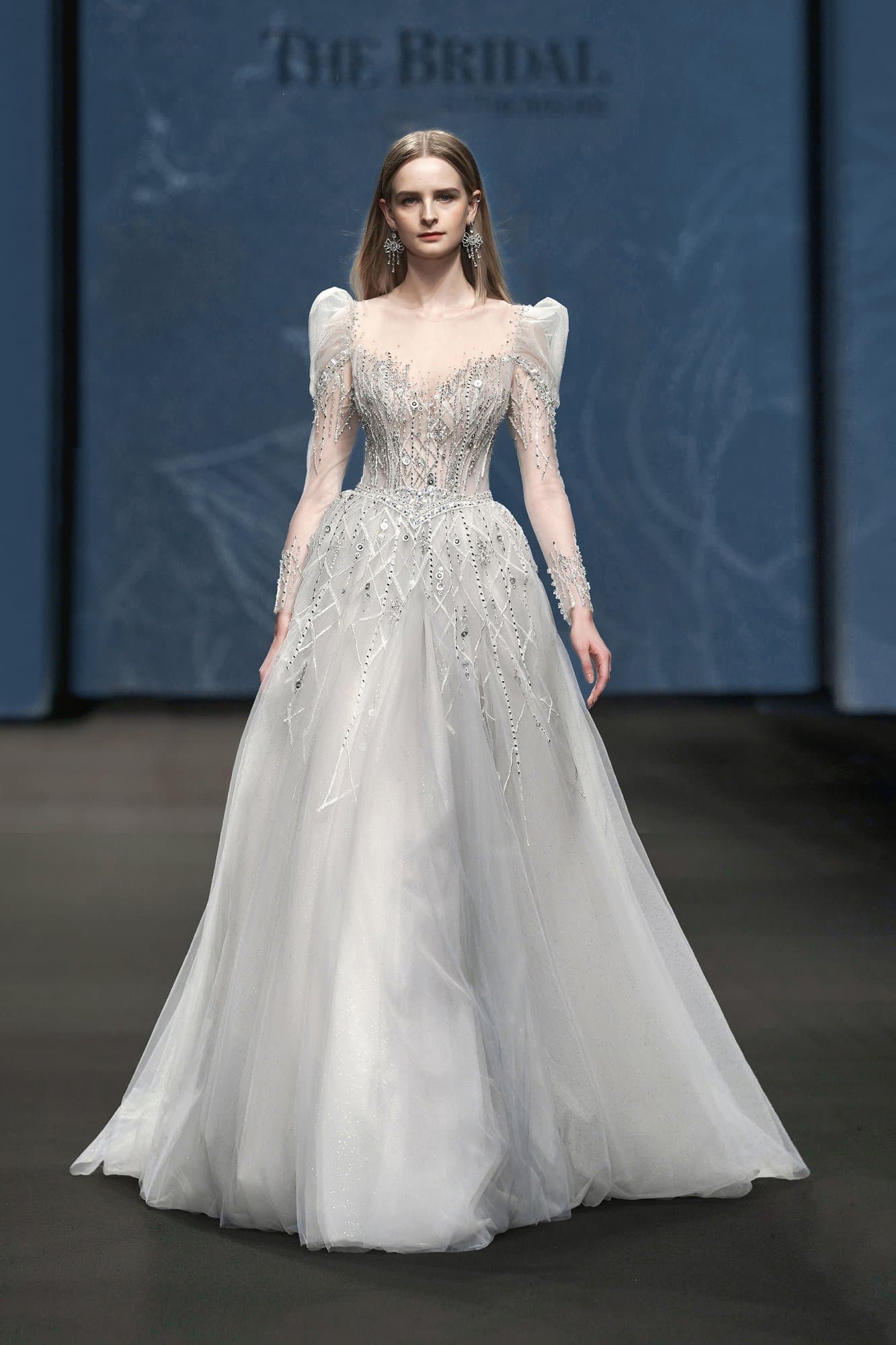 Balloon Sleeves Long Dress
